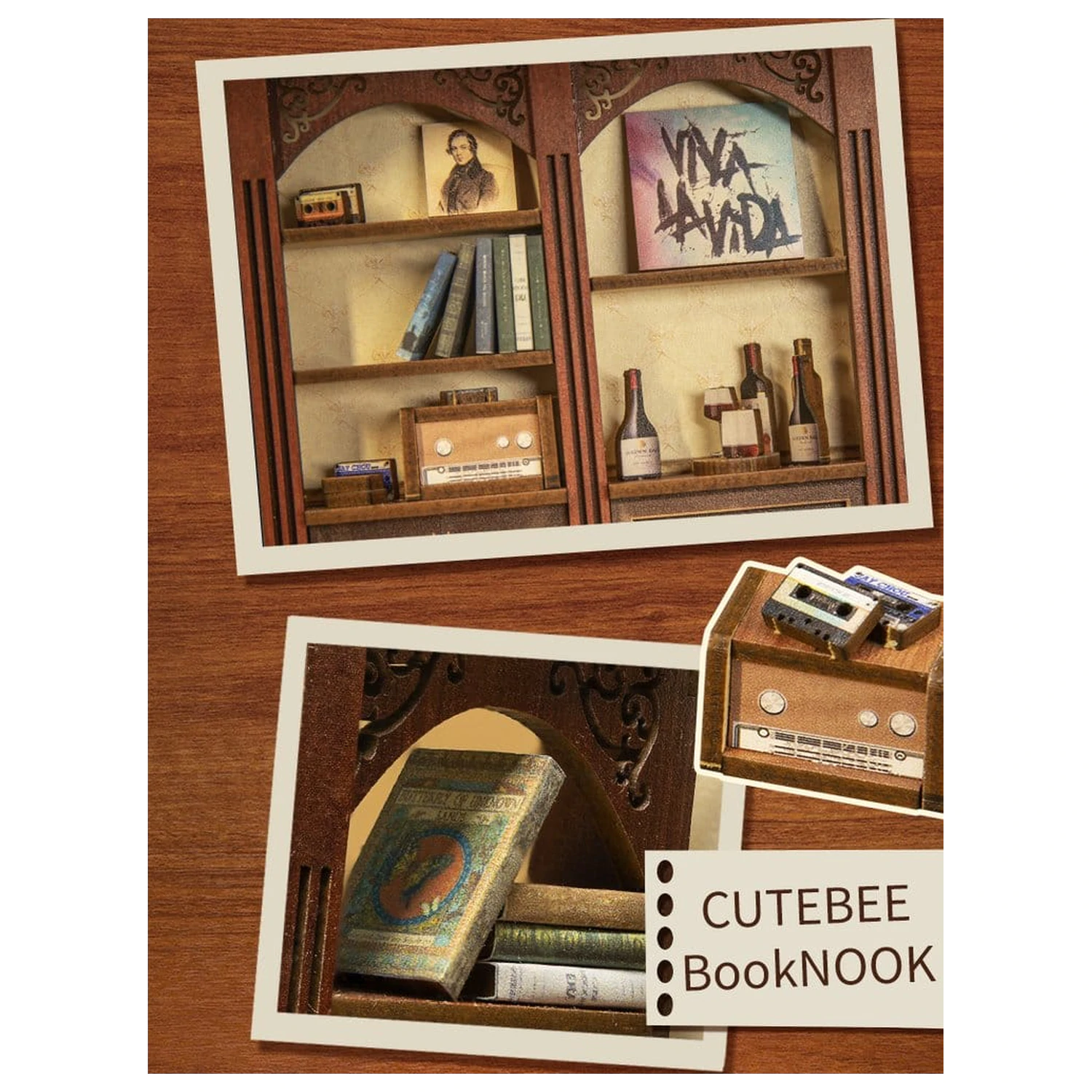 Book Nook The Secret Rhythm 23 x 11 cm   product photo