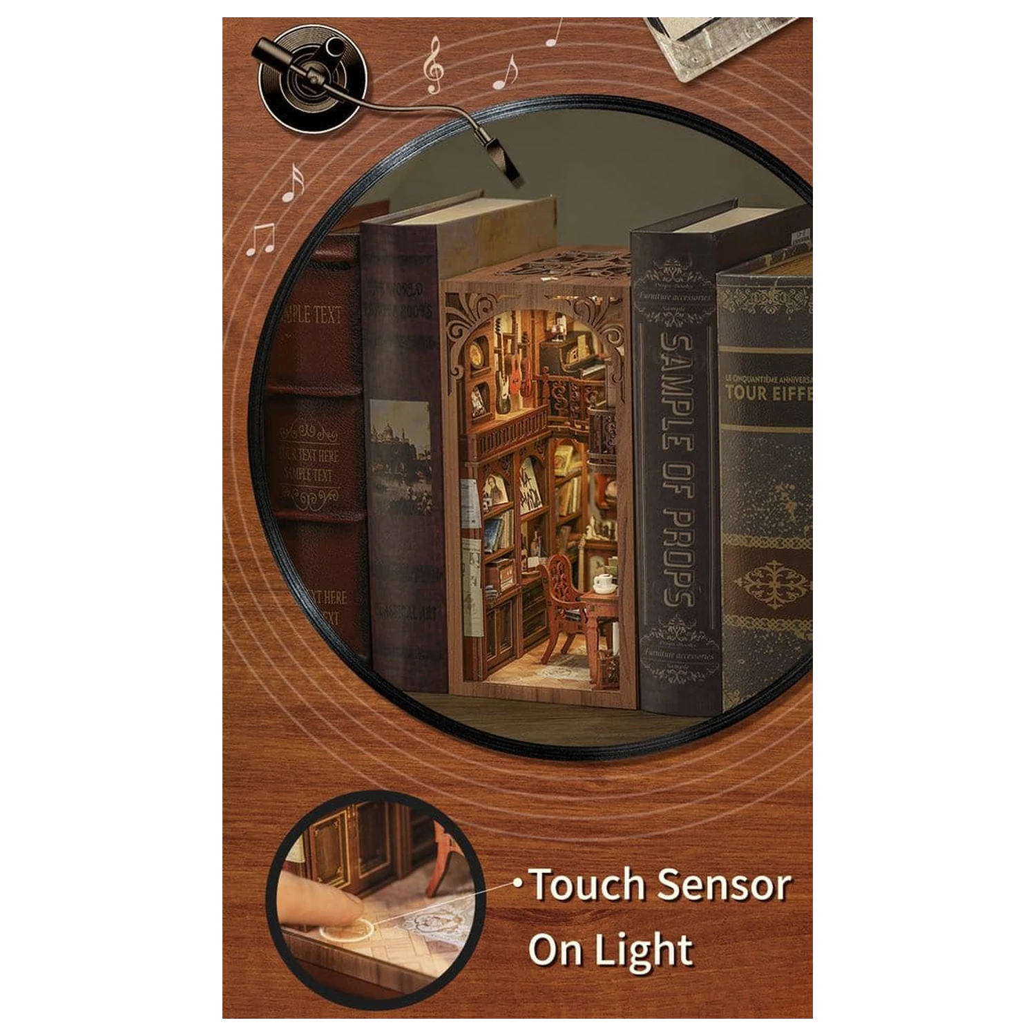 Book Nook The Secret Rhythm 23 x 11 cm   product photo
