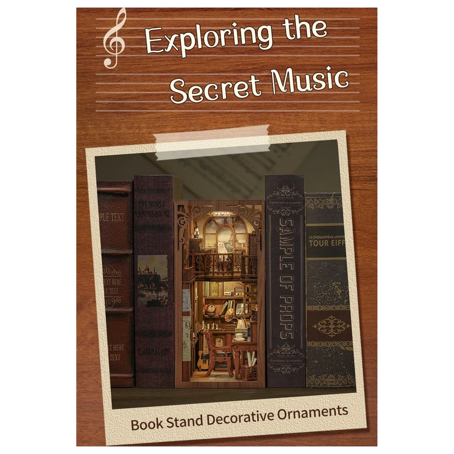 Book Nook The Secret Rhythm 23 x 11 cm   product photo