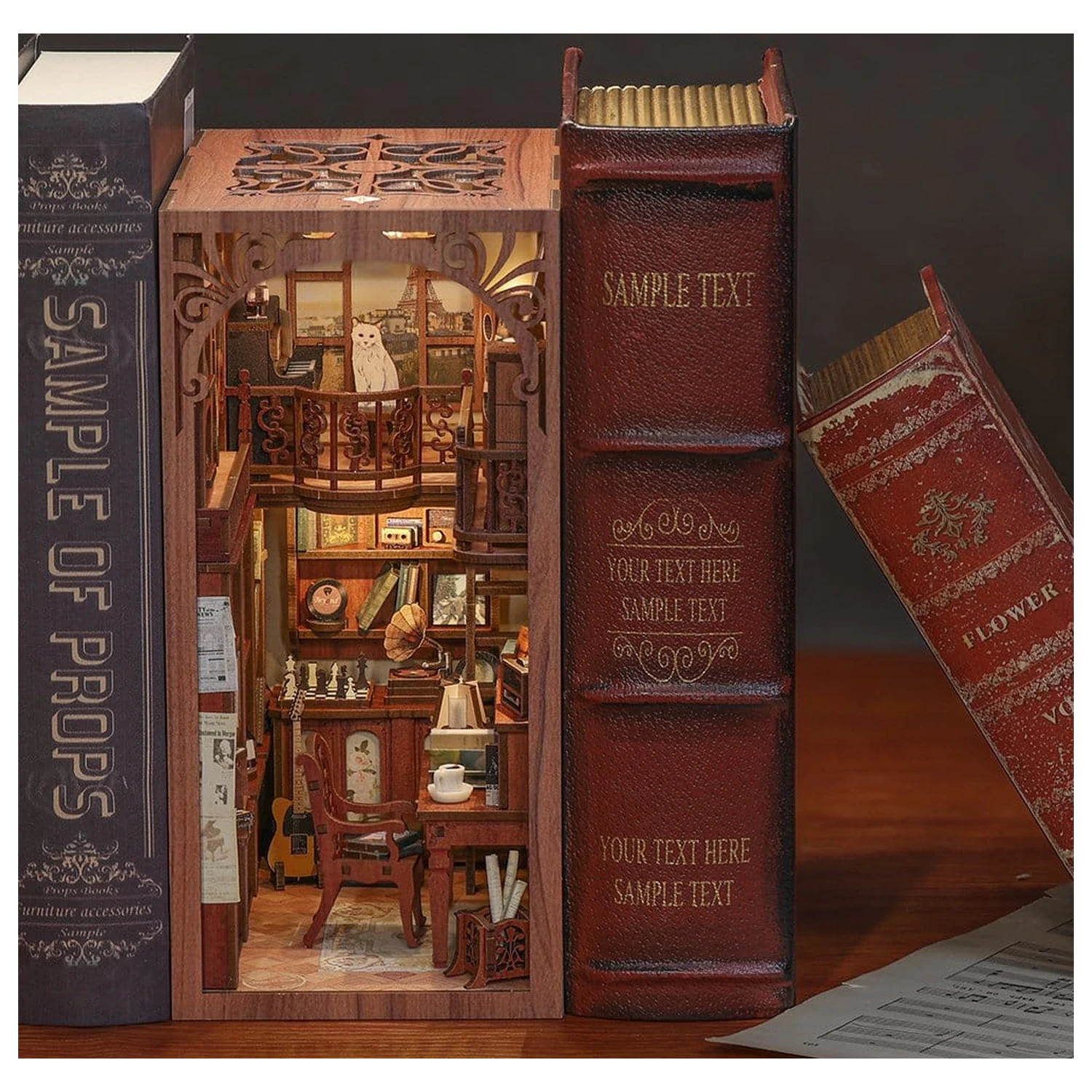 Book Nook The Secret Rhythm 23 x 11 cm   product photo