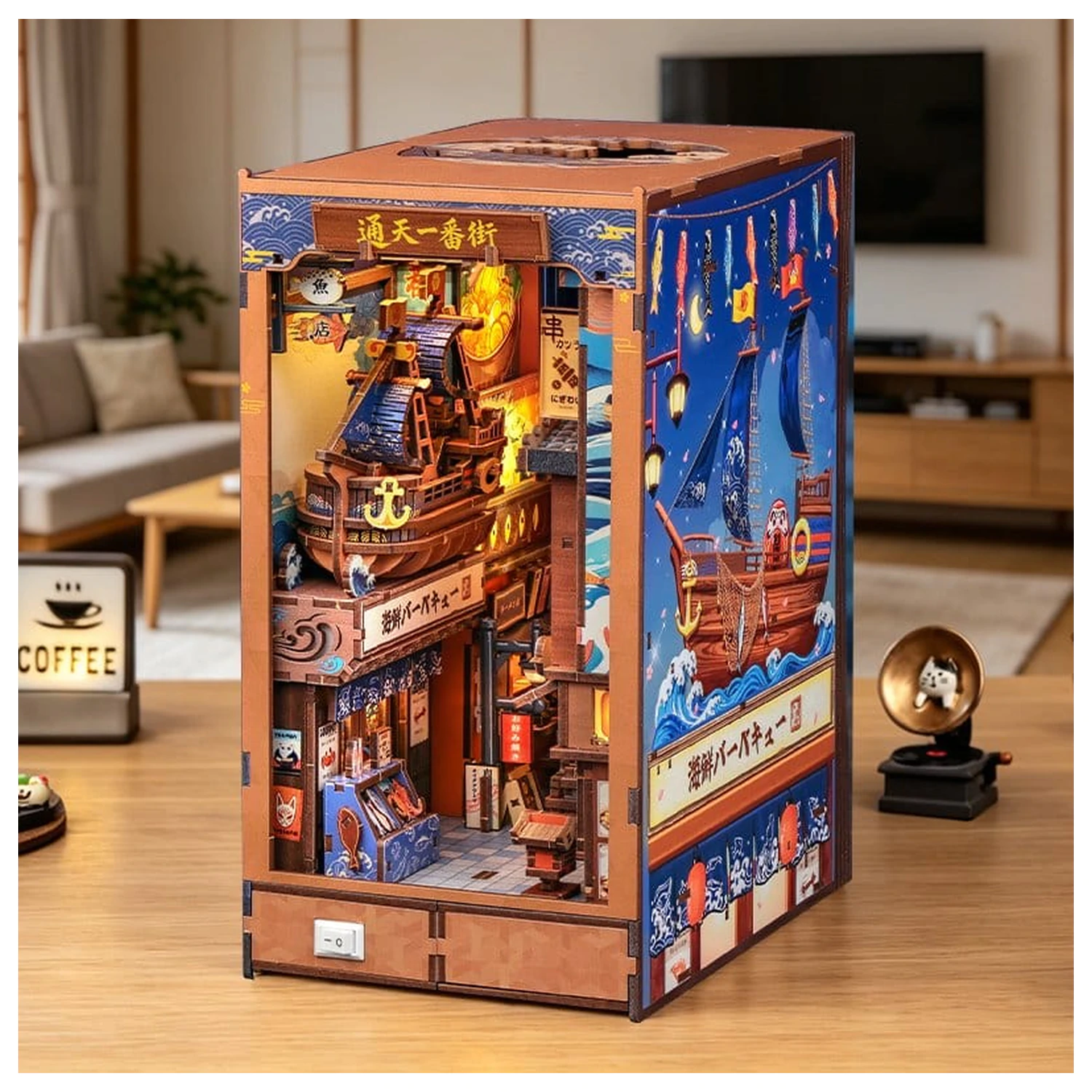 Book Nook Tsutenkaku Ichiban Street 23 x 12 cm product photo