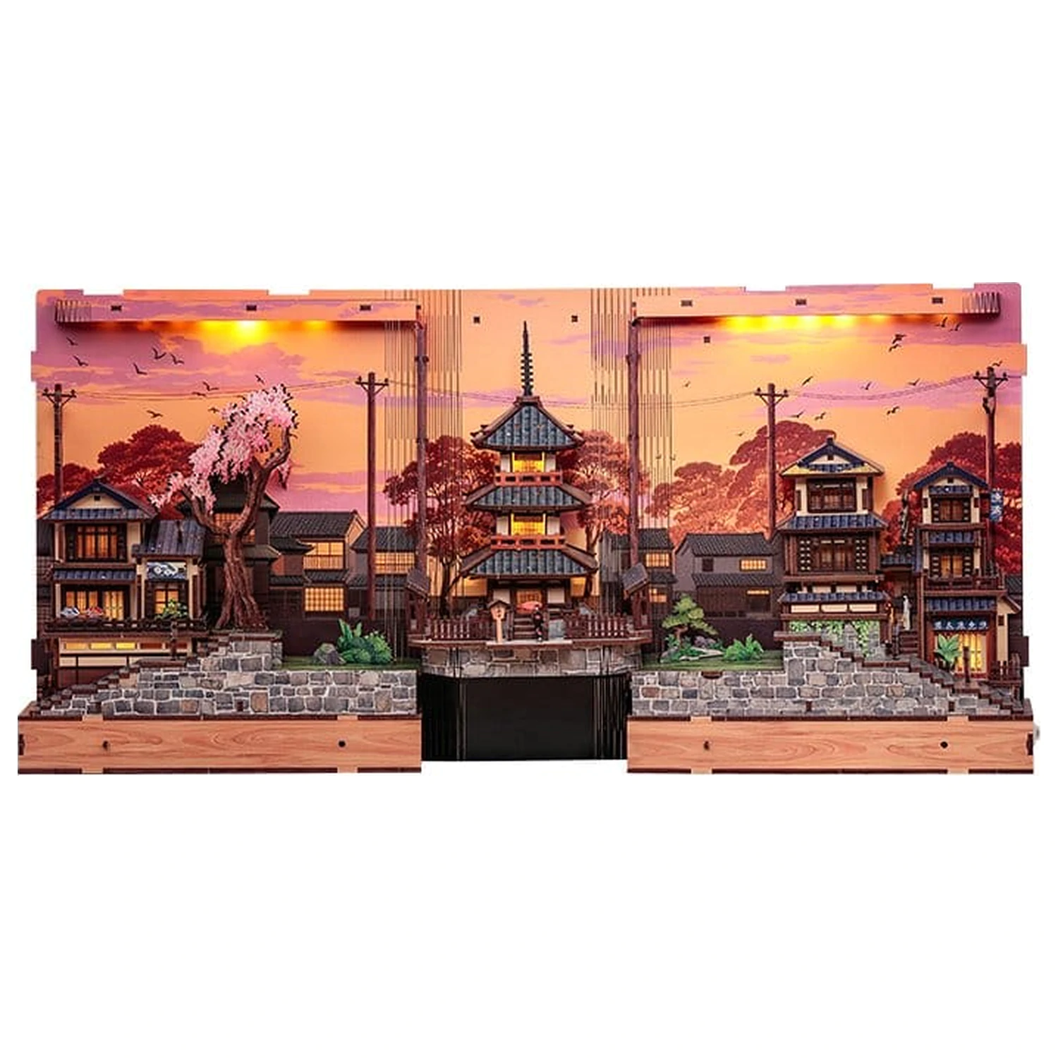 Book Nook Twilight Sakura Path 23 x 12 cm product photo
