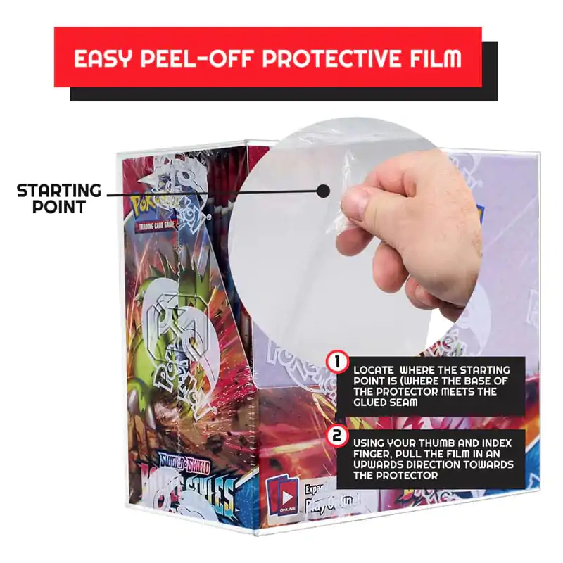 PET Protectors 5-Pack for Booster Boxes / Elite Trainer Boxes Ver. 1 product photo