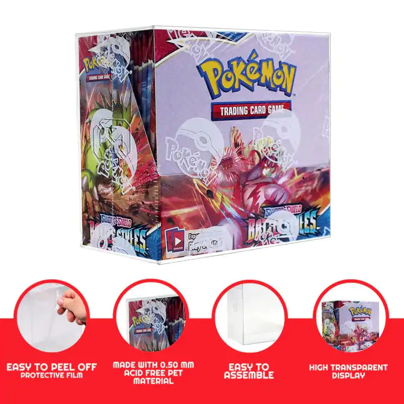 PET Protectors 5-Pack for Booster Boxes / Elite Trainer Boxes Ver. 1 product photo