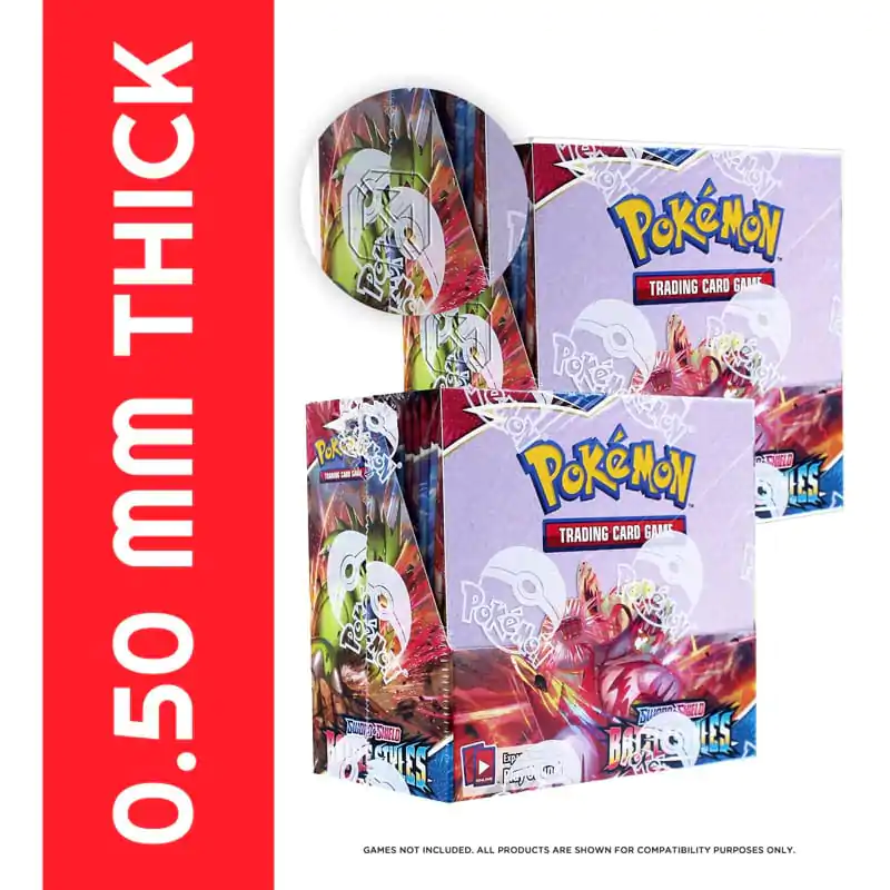 PET Protectors 5-Pack for Booster Boxes / Elite Trainer Boxes Ver. 1 product photo