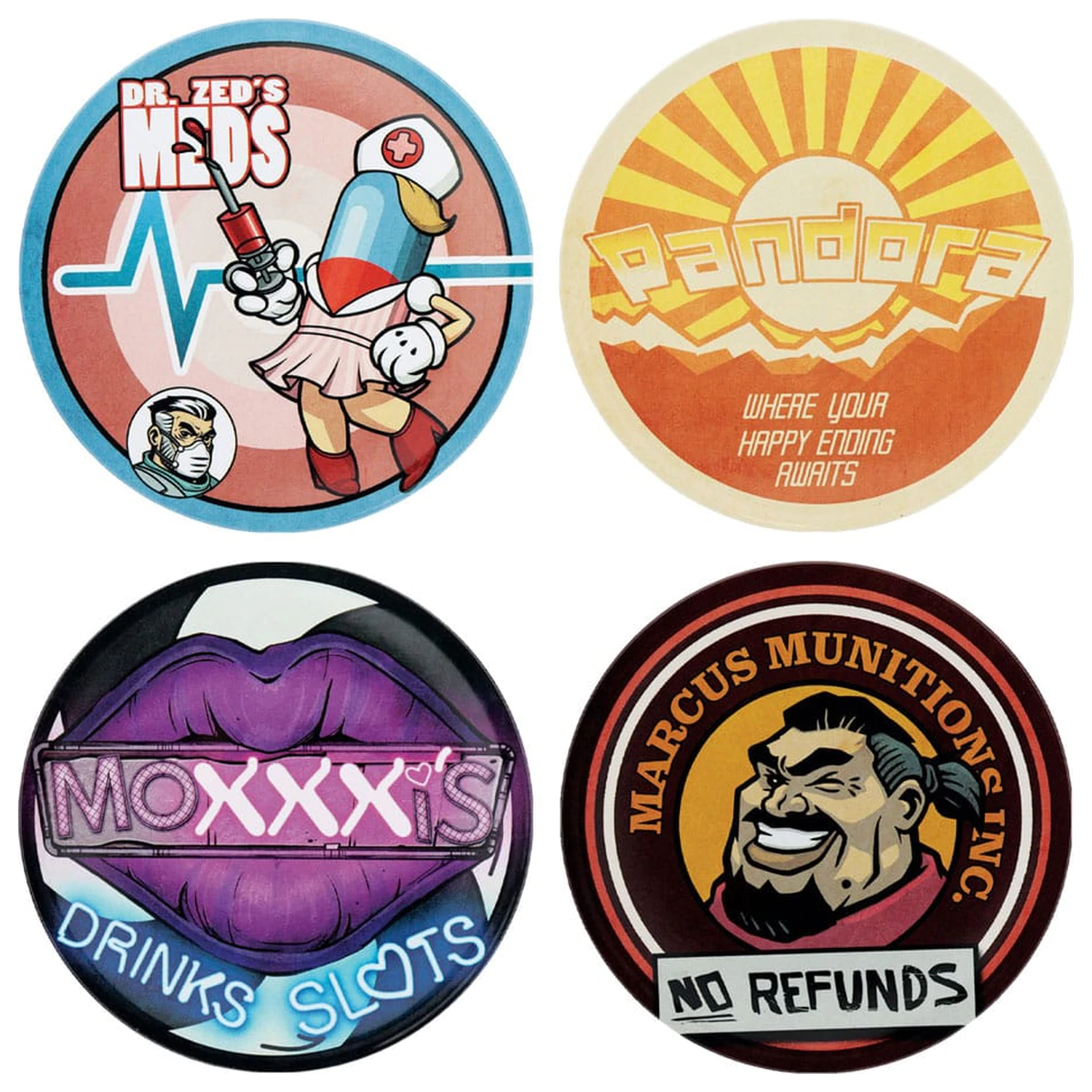 Borderlands Coaster 4-Pack  product photo
