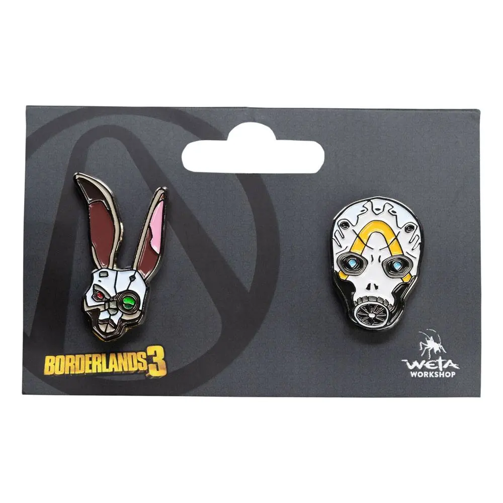 Borderlands Collectors Pins 2-Pack Bunny &amp; Psycho Mask product photo