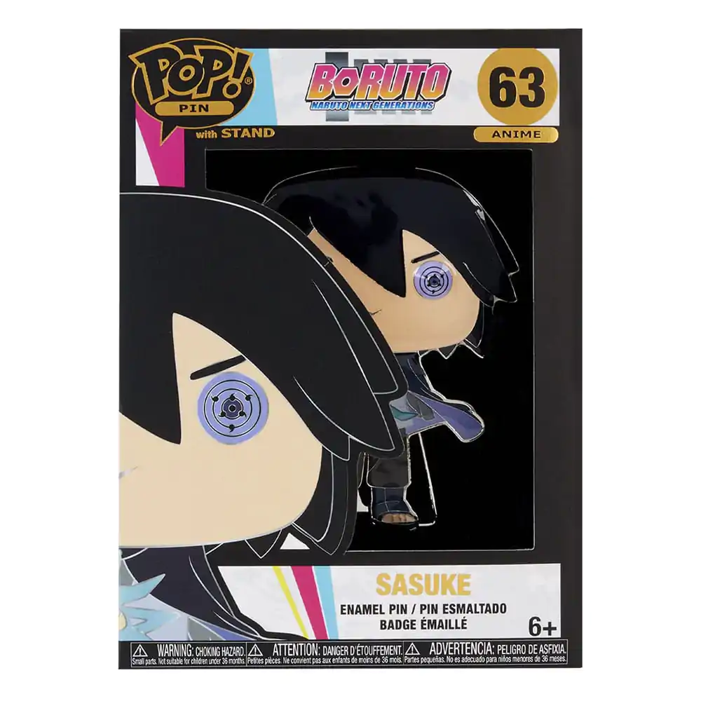 Boruto: Naruto Next Generations Loungefly Funko POP! Enamel Pin Sasuke 10 cm product photo