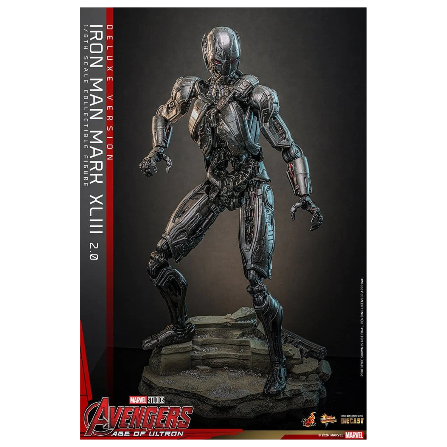 Avengers: Age of Ultron Movie Masterpiece Diecast Action Figure 1/6 Iron Man Mark XLIII (2.0) (Deluxe Version) 32 cm product photo