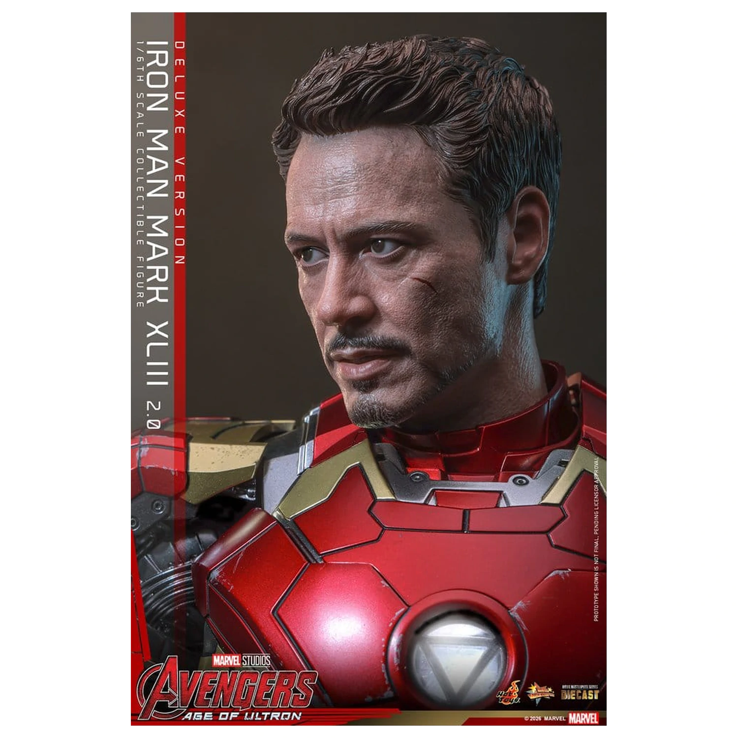 Avengers: Age of Ultron Movie Masterpiece Diecast Action Figure 1/6 Iron Man Mark XLIII (2.0) (Deluxe Version) 32 cm product photo