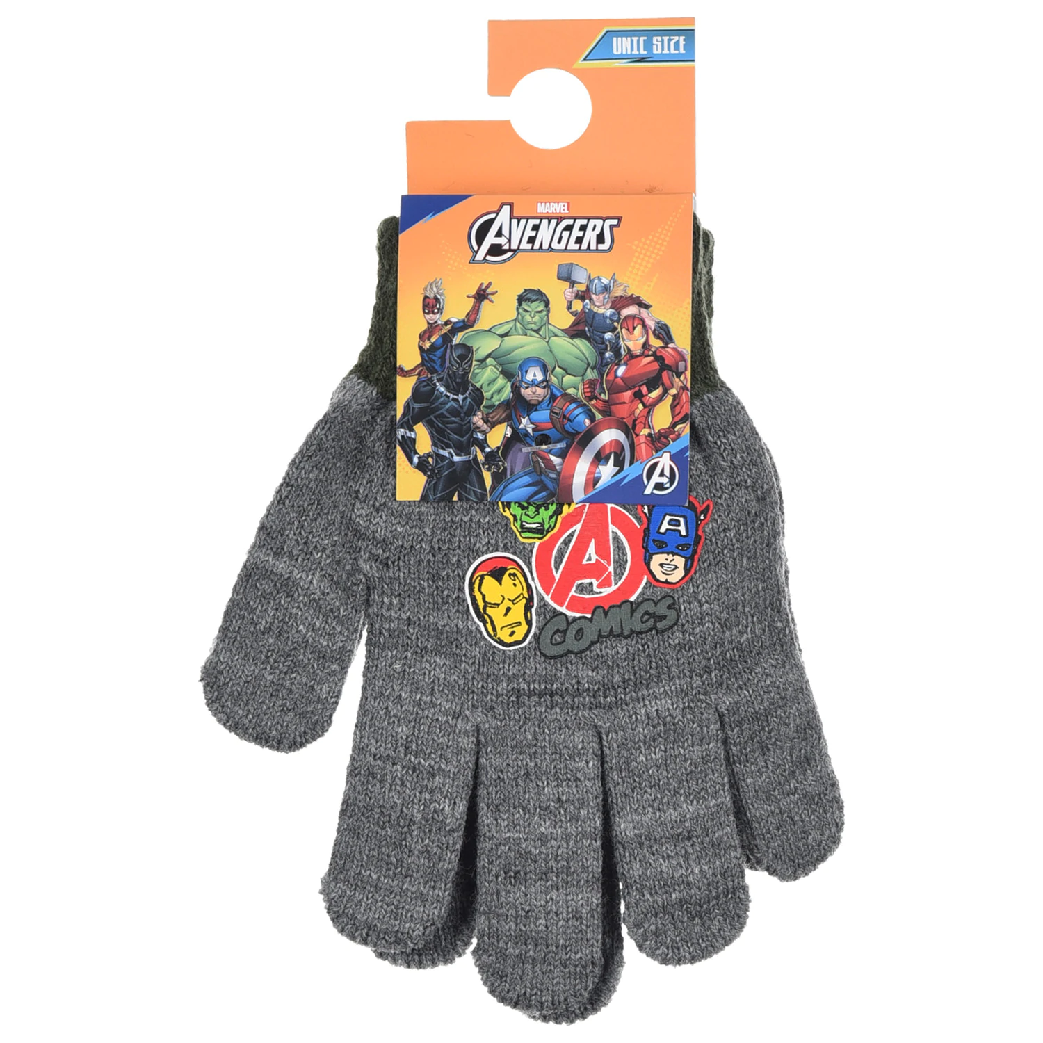 Avengers Grey kids gloves product photo