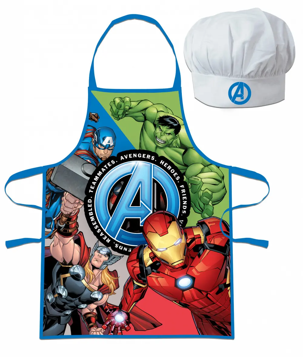Avengers Kids Apron 2 Piece Set product photo