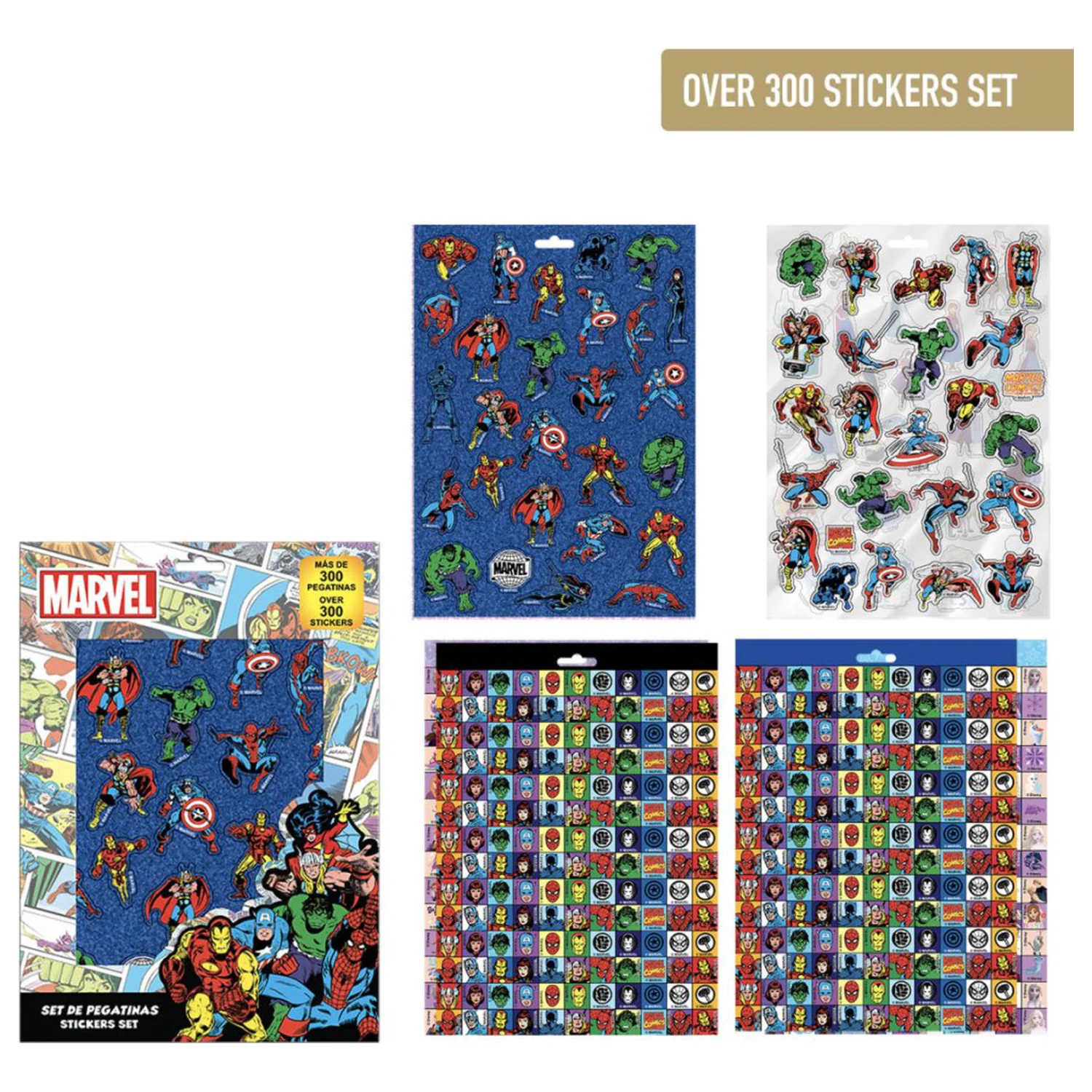 Avengers Hero Team Sticker Set 300 Pcs product photo