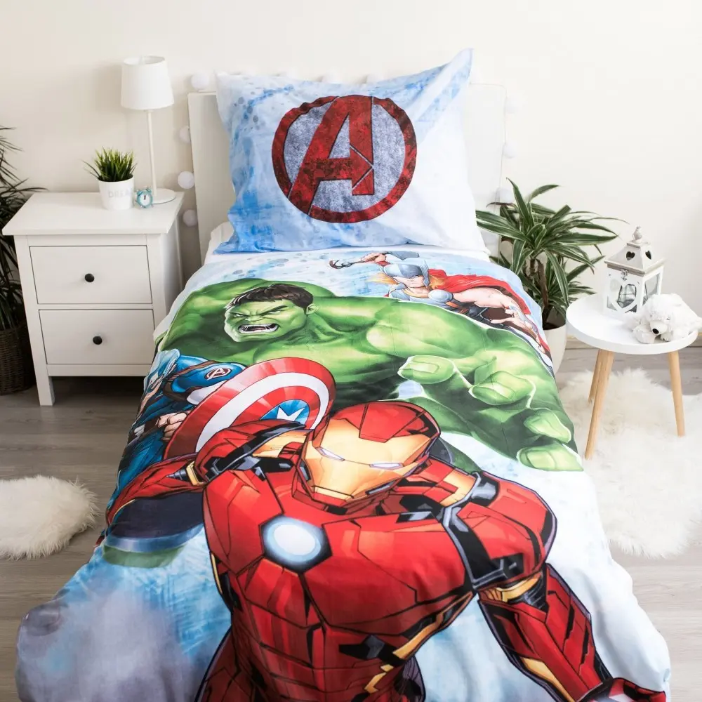 Avengers Heroes bed cover 140×200cm, 70×90 cm product photo