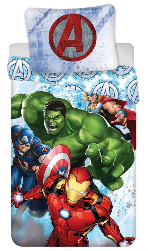 Avengers Heroes bed cover 140×200cm, 70×90 cm product photo