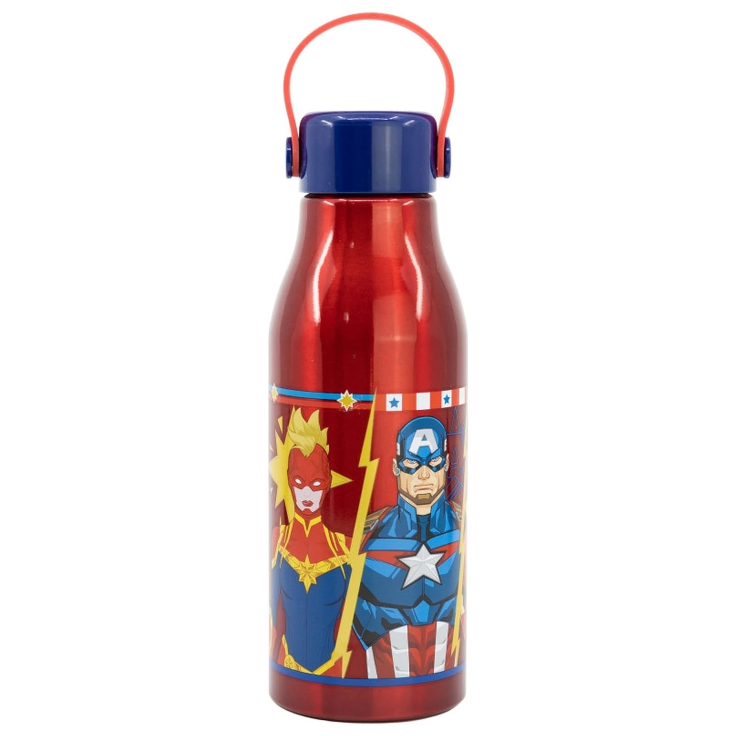 Avengers Invincible Force Flexi Aluminium Bottle with Screw Cap and Hanger 760 ml product photo