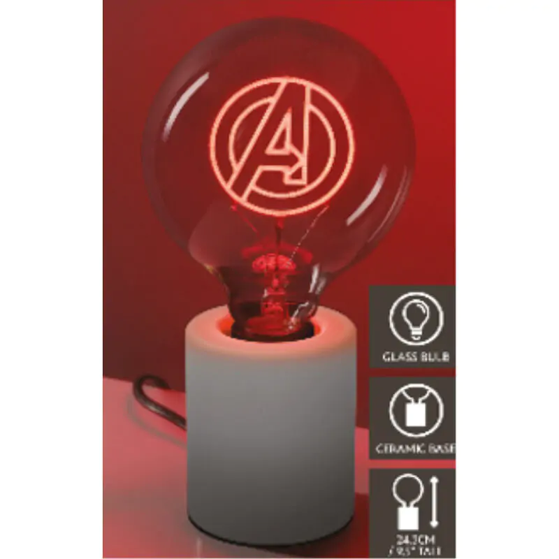 Avengers Neon LED Bulb Logo termékfotó