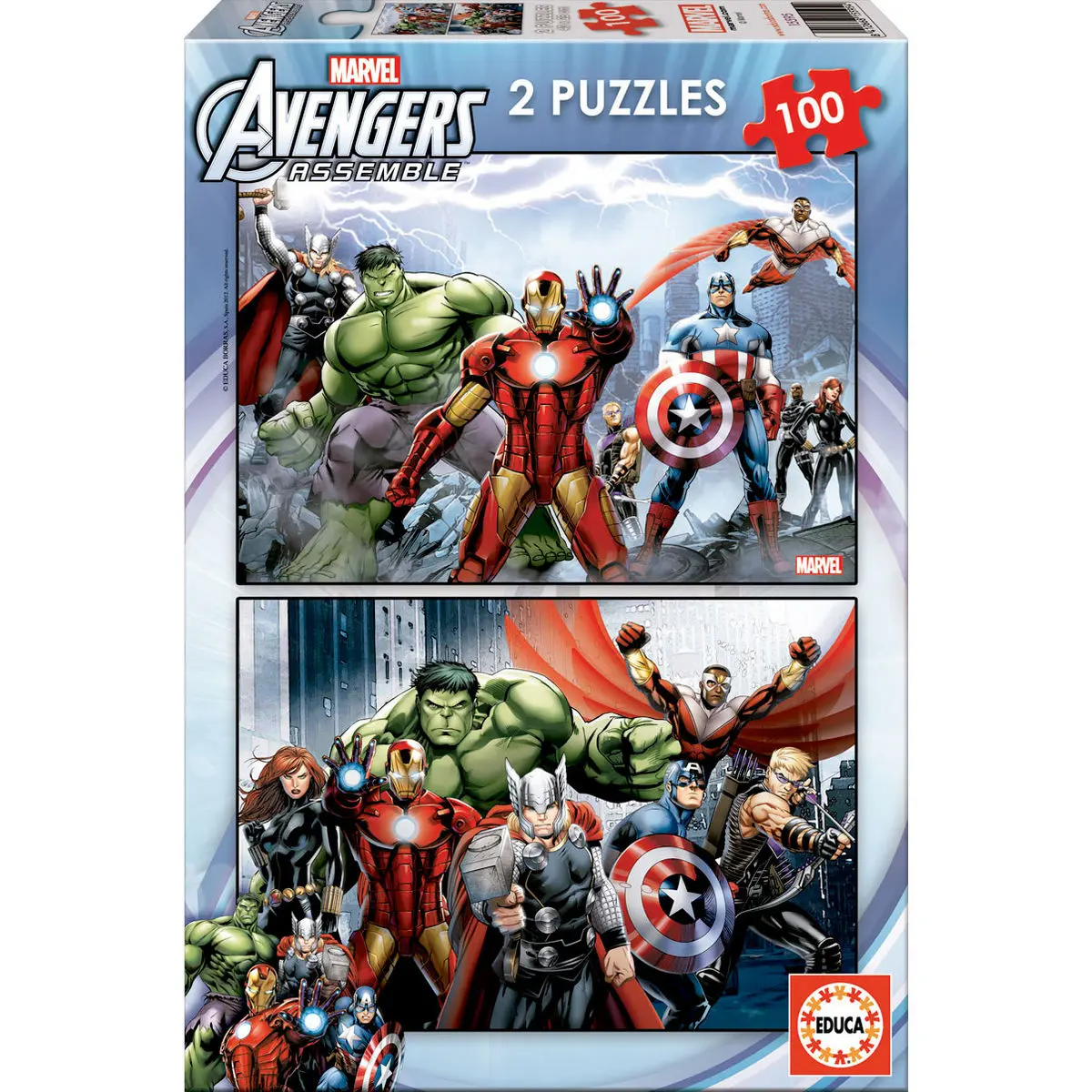 Marvel Avengers puzzle 2x100pcs termékfotó