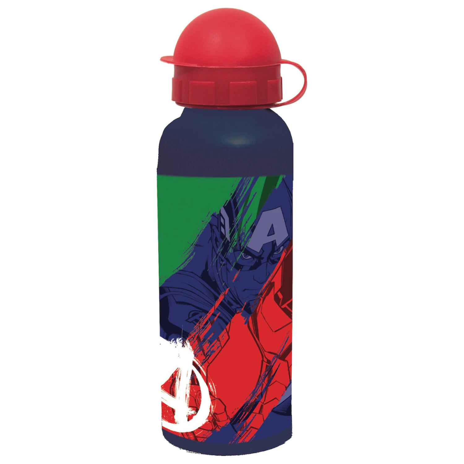 Avengers Multicolour aluminum water bottle with drinking cap 520 ml product photo