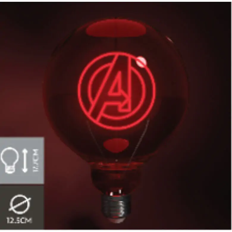 Avengers Neon LED Bulb Logo termékfotó