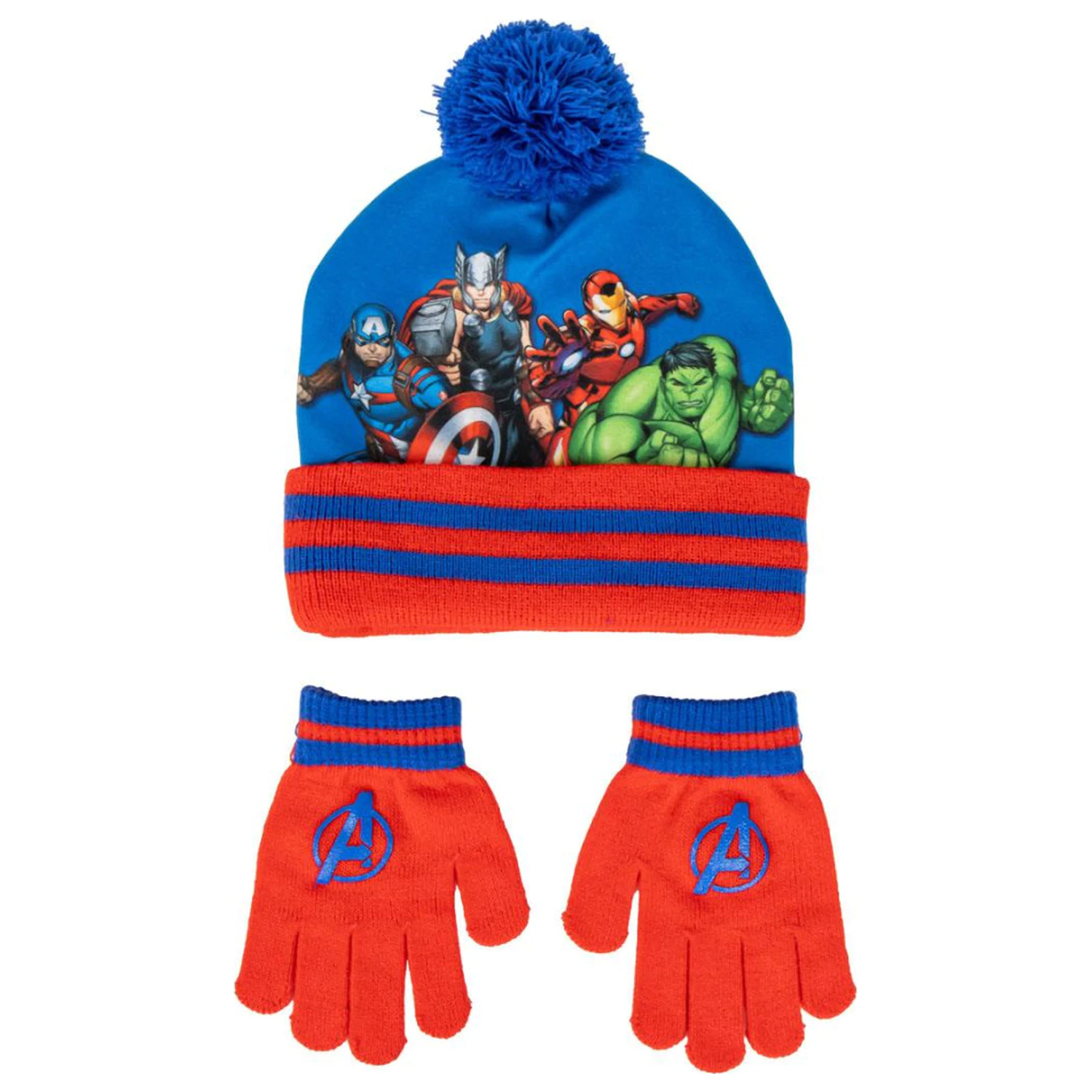 Avengers Team kids' hat and gloves set product photo