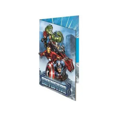 Avengers 3D greeting card and envelope termékfotó
