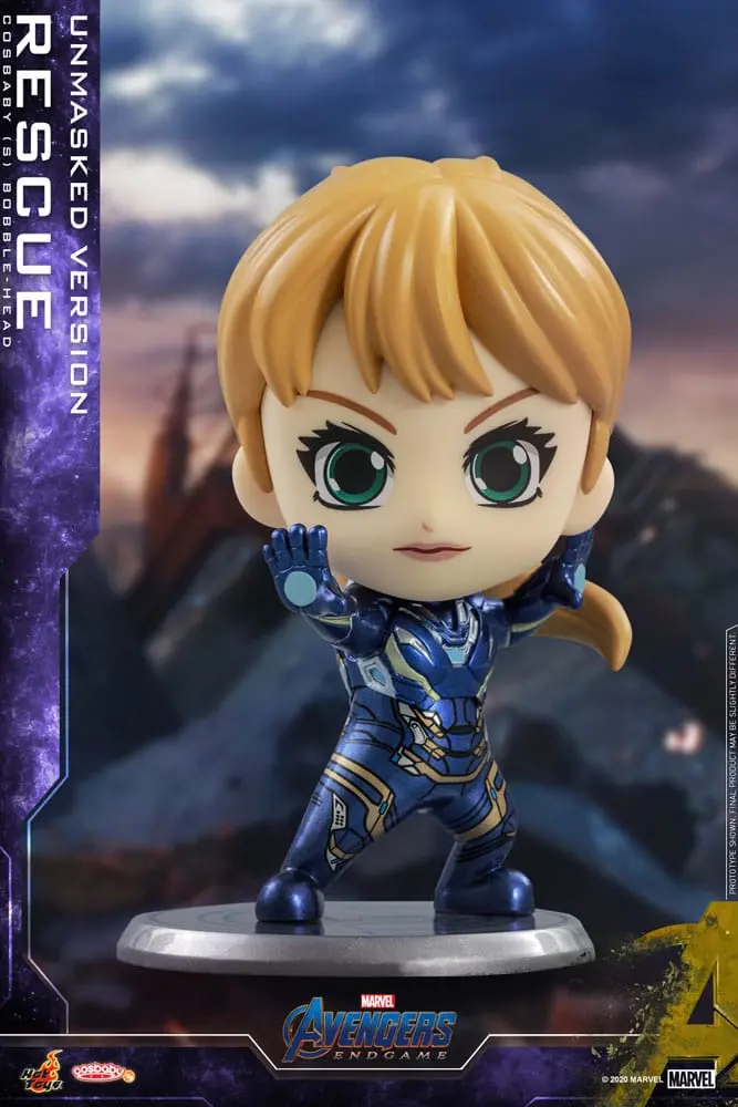 Avengers: Endgame Cosbaby (S) Mini Figure Rescue (Unmasked Version) 10 cm termékfotó