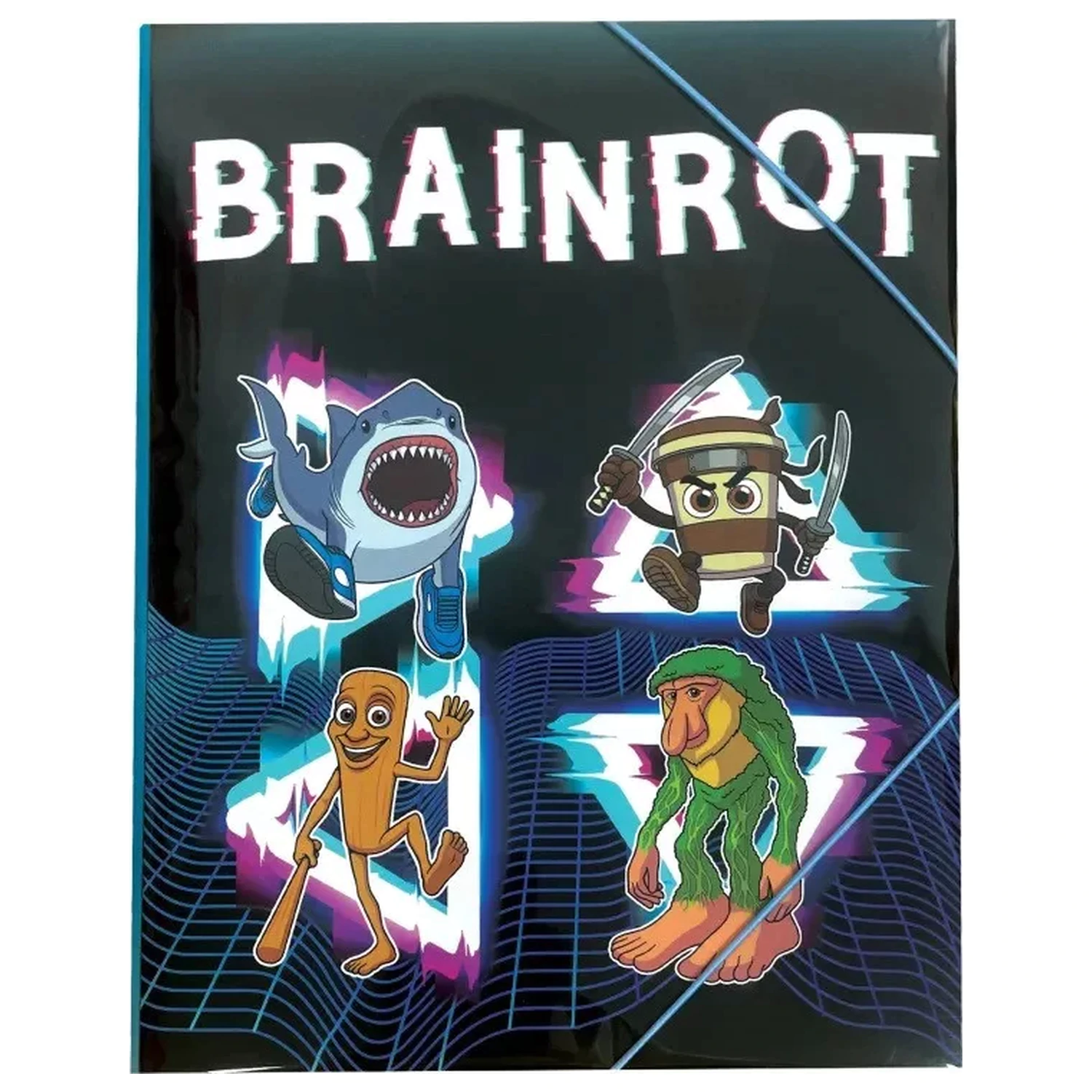 Brainrot Dark A/4 Rubber Folder product photo
