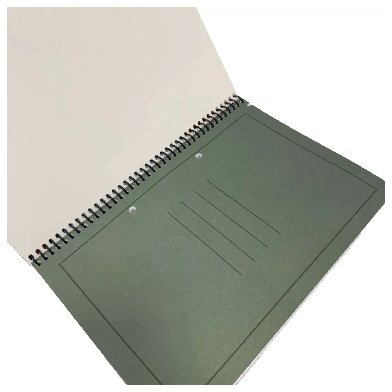 Brainrot Green B/5 Lined Spiral Notebook, 70 Sheets product photo