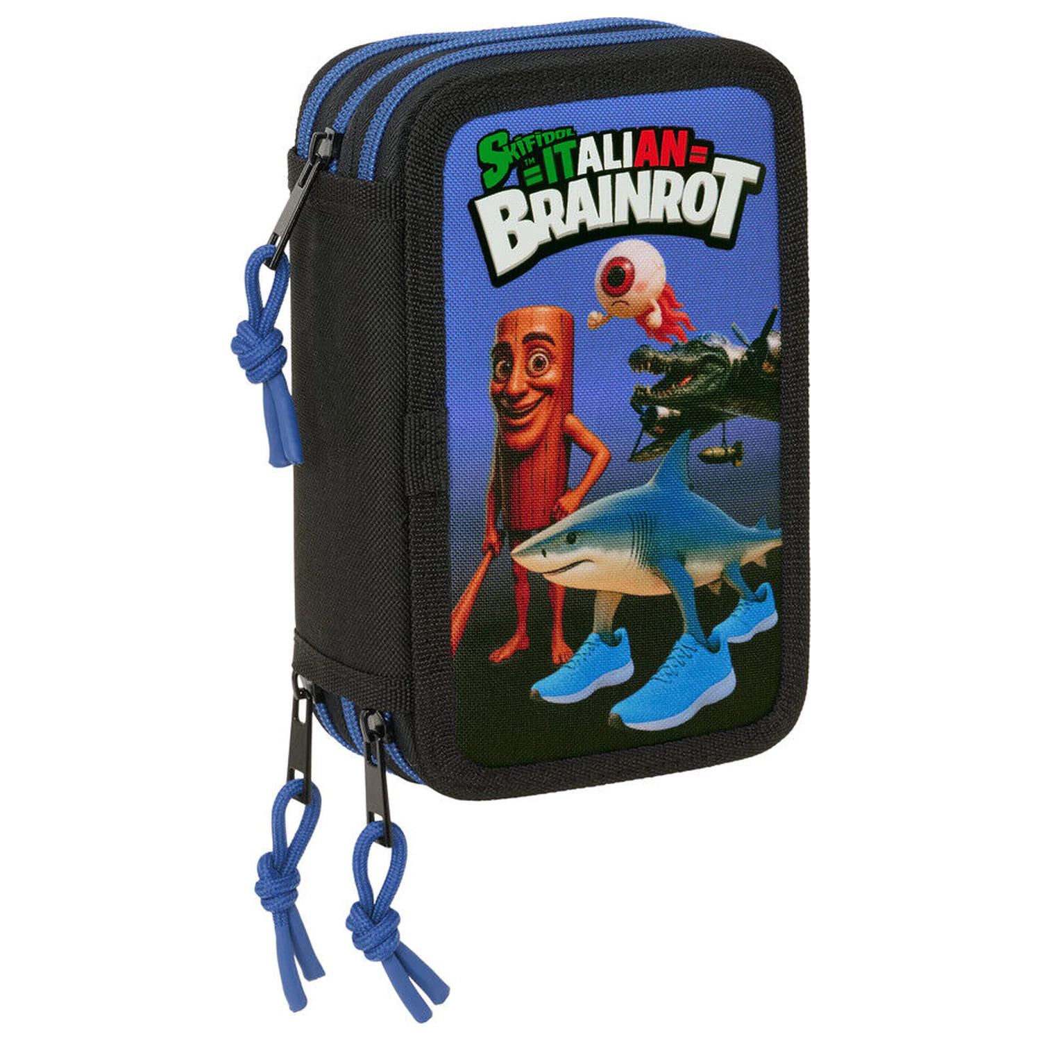 Brainrot triple pencil case 37pcs product photo