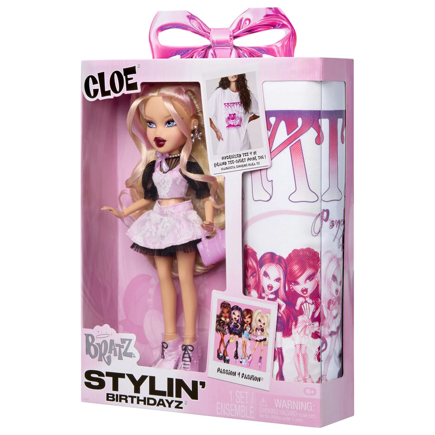 Bratz Stylin Birthday Cloe doll + t-shirt product photo