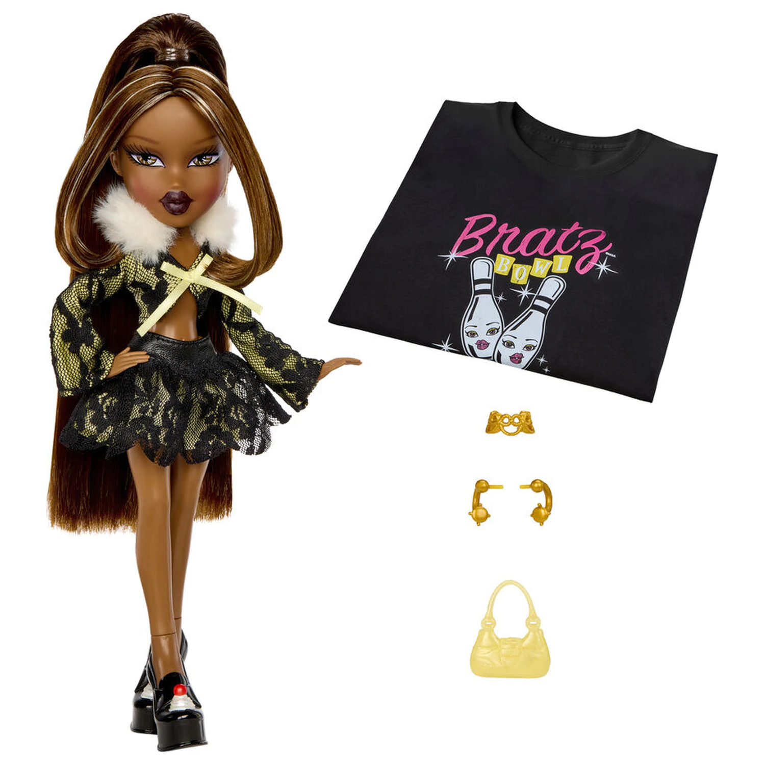 Bratz Stylin Birthday Sasha doll + t-shirt product photo