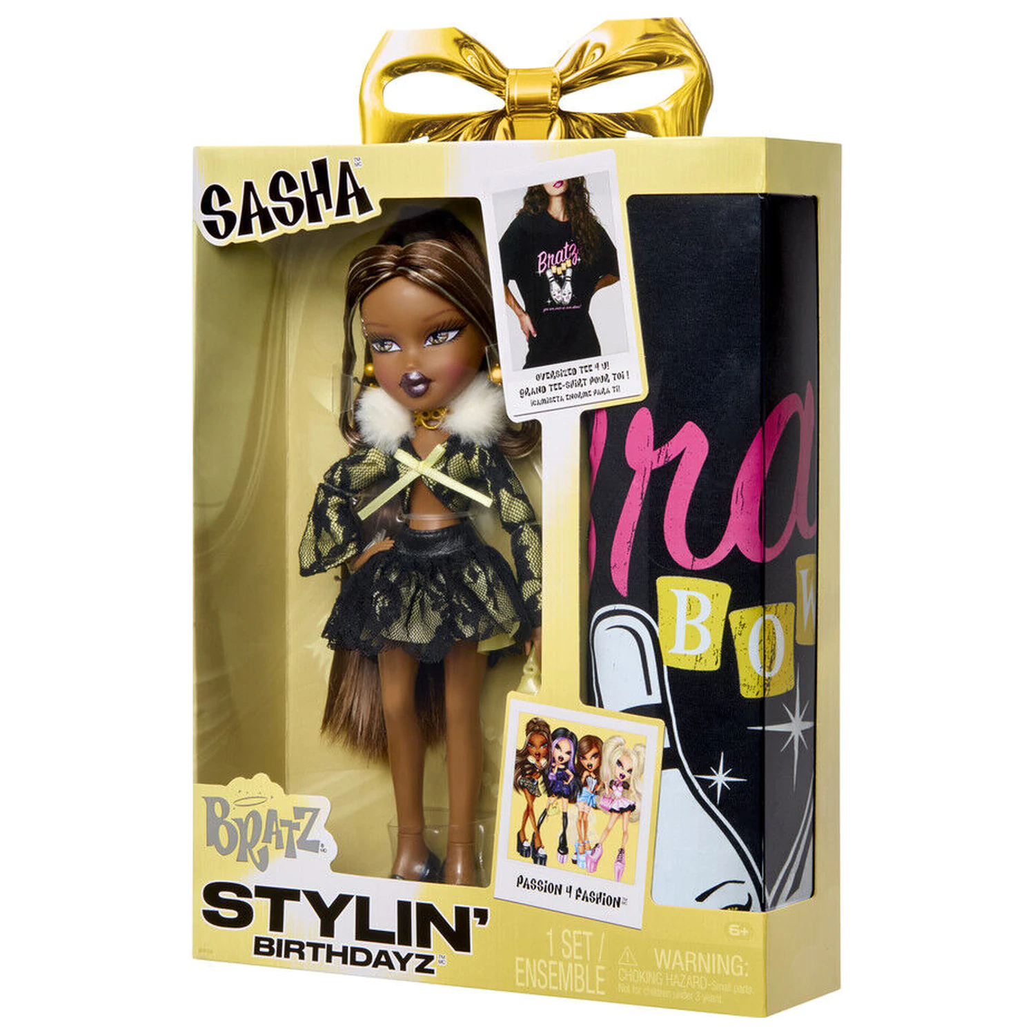 Bratz Stylin Birthday Sasha doll + t-shirt product photo
