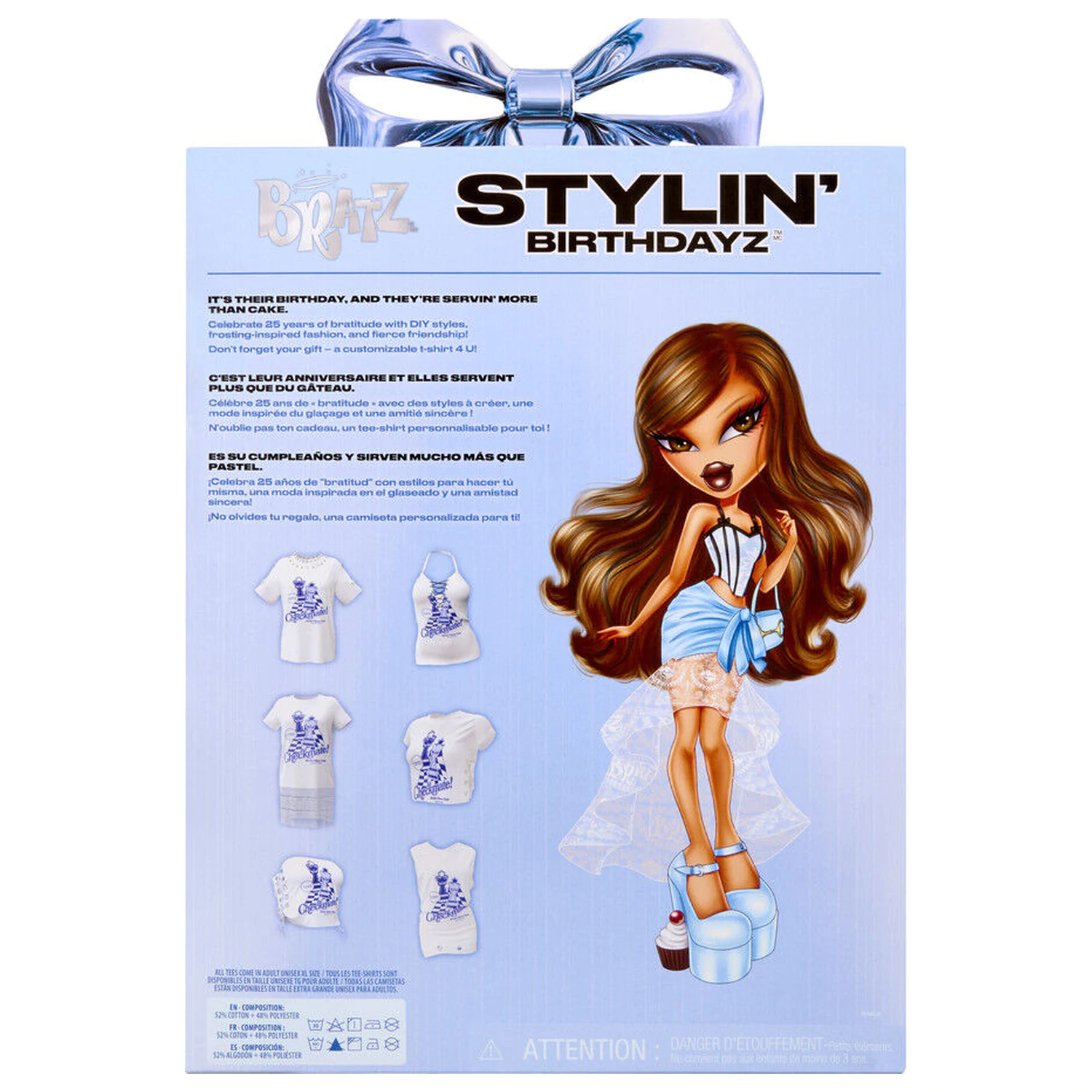 Bratz Stylin Birthday Yasmin doll + t-shirt product photo