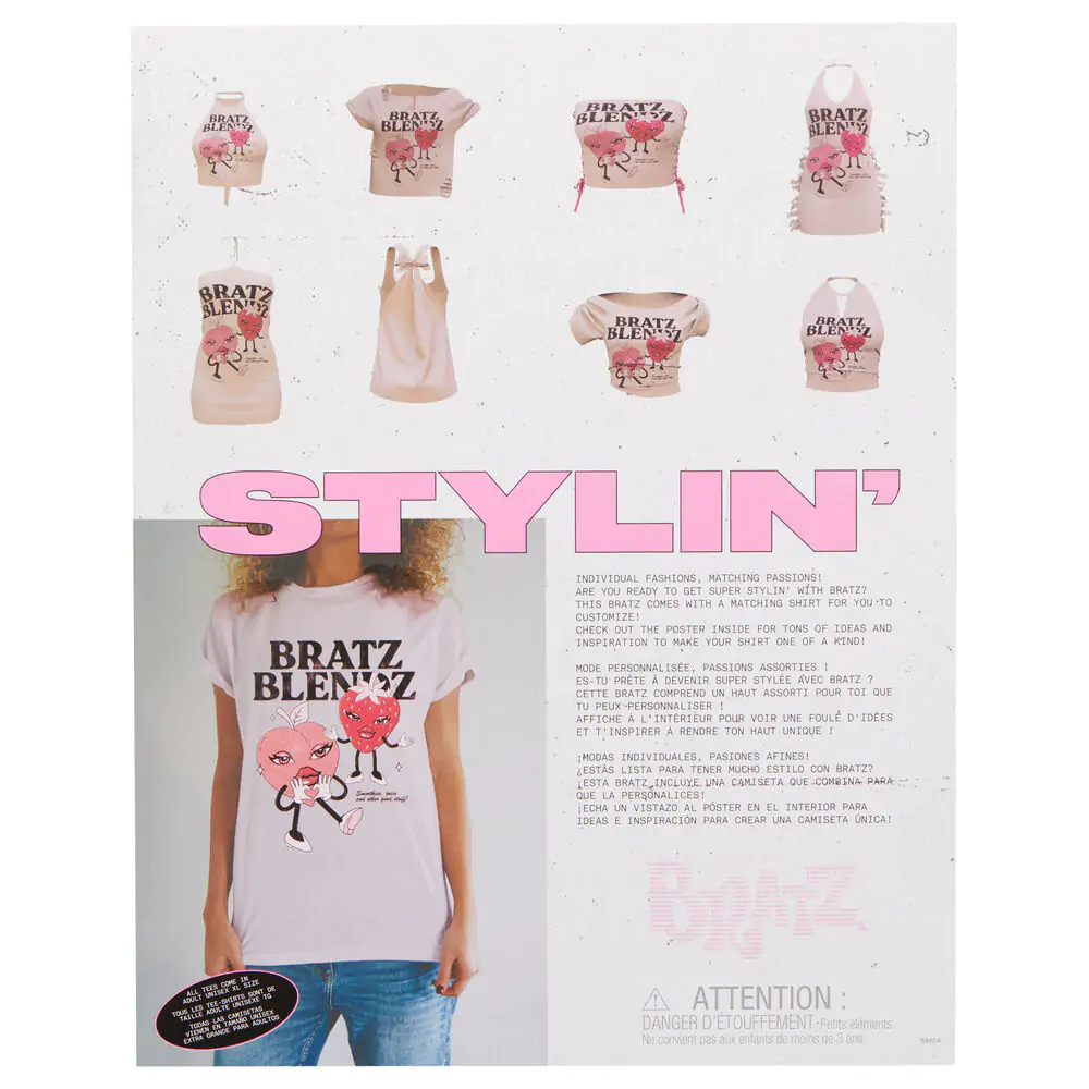 Bratz Stylin Cloe doll + t-shirt product photo