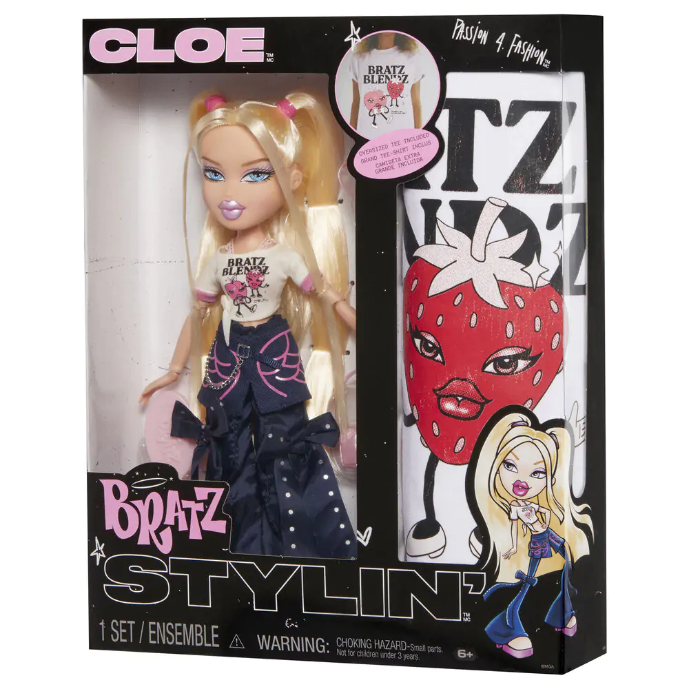 Bratz Stylin Cloe doll + t-shirt product photo