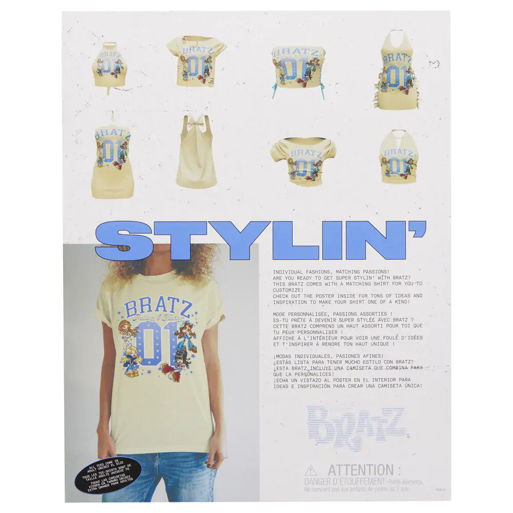 Bratz Stylin Sasha doll + t-shirt product photo