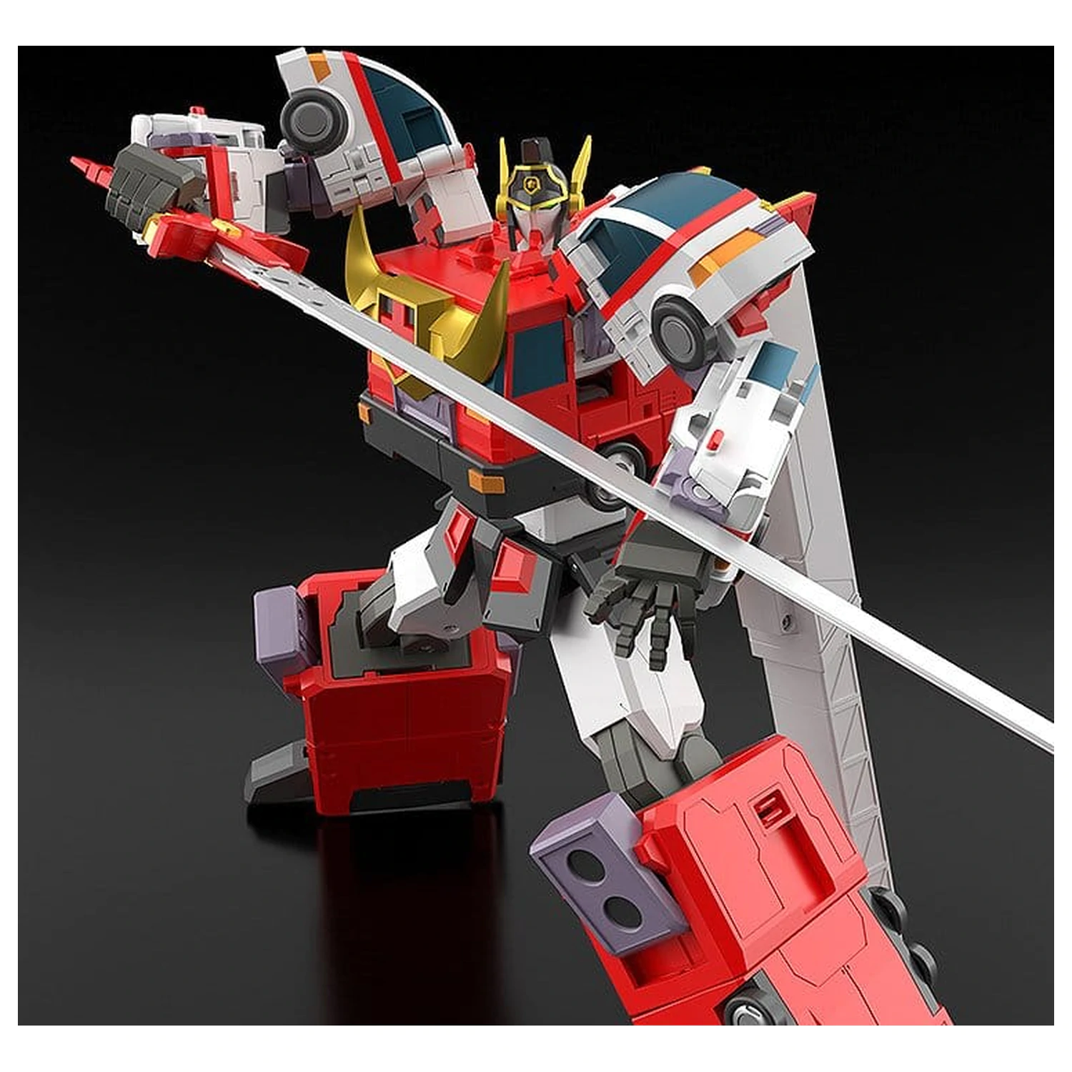 Brave Police J-Decker Action Figure The Gattai Duke Fire 25 cm product photo