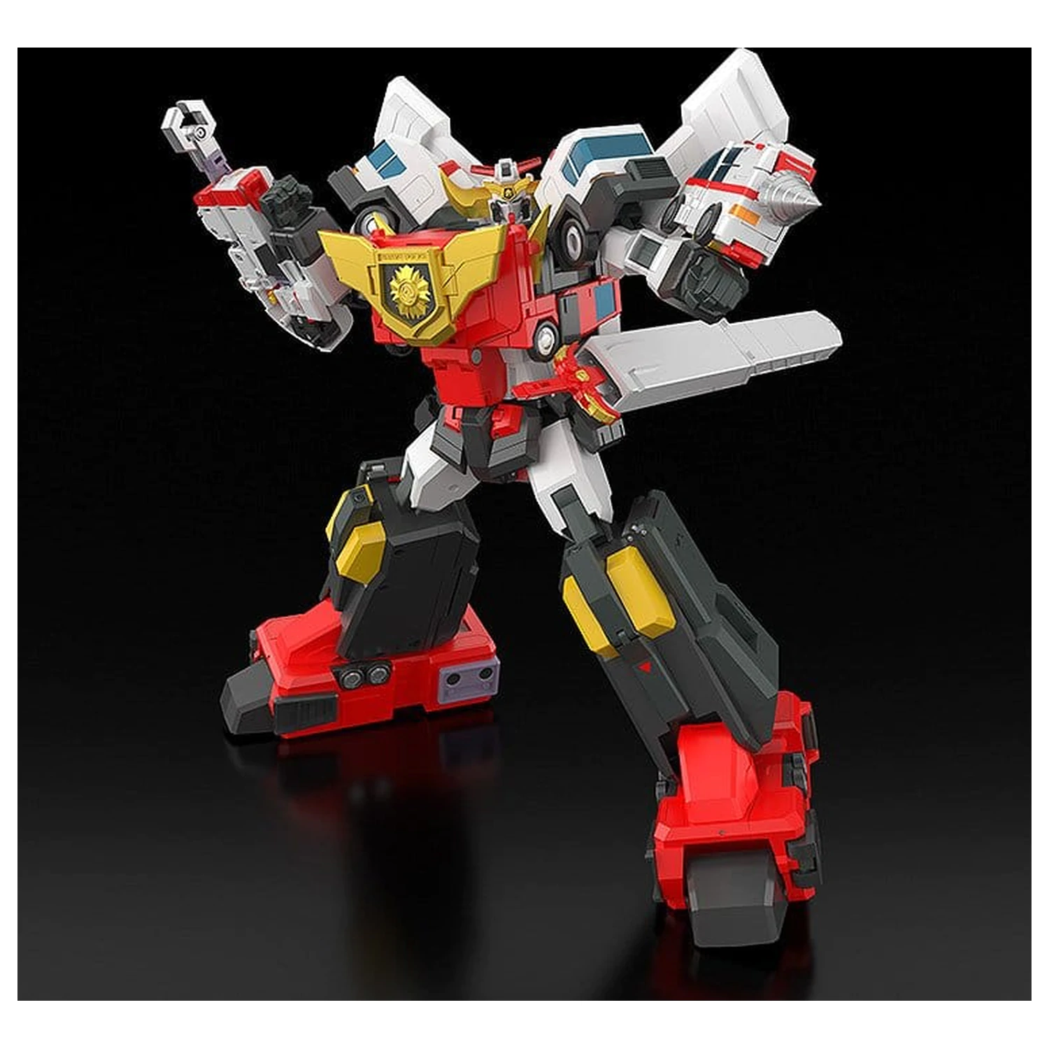 Brave Police J-Decker Action Figure The Gattai Duke Fire 25 cm product photo