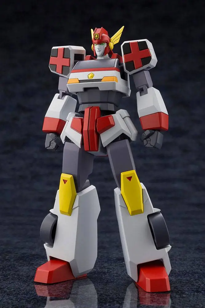 Brave Police J-Decker Plastic Model Kit Duke &amp; Fire Parts 11 cm product photo