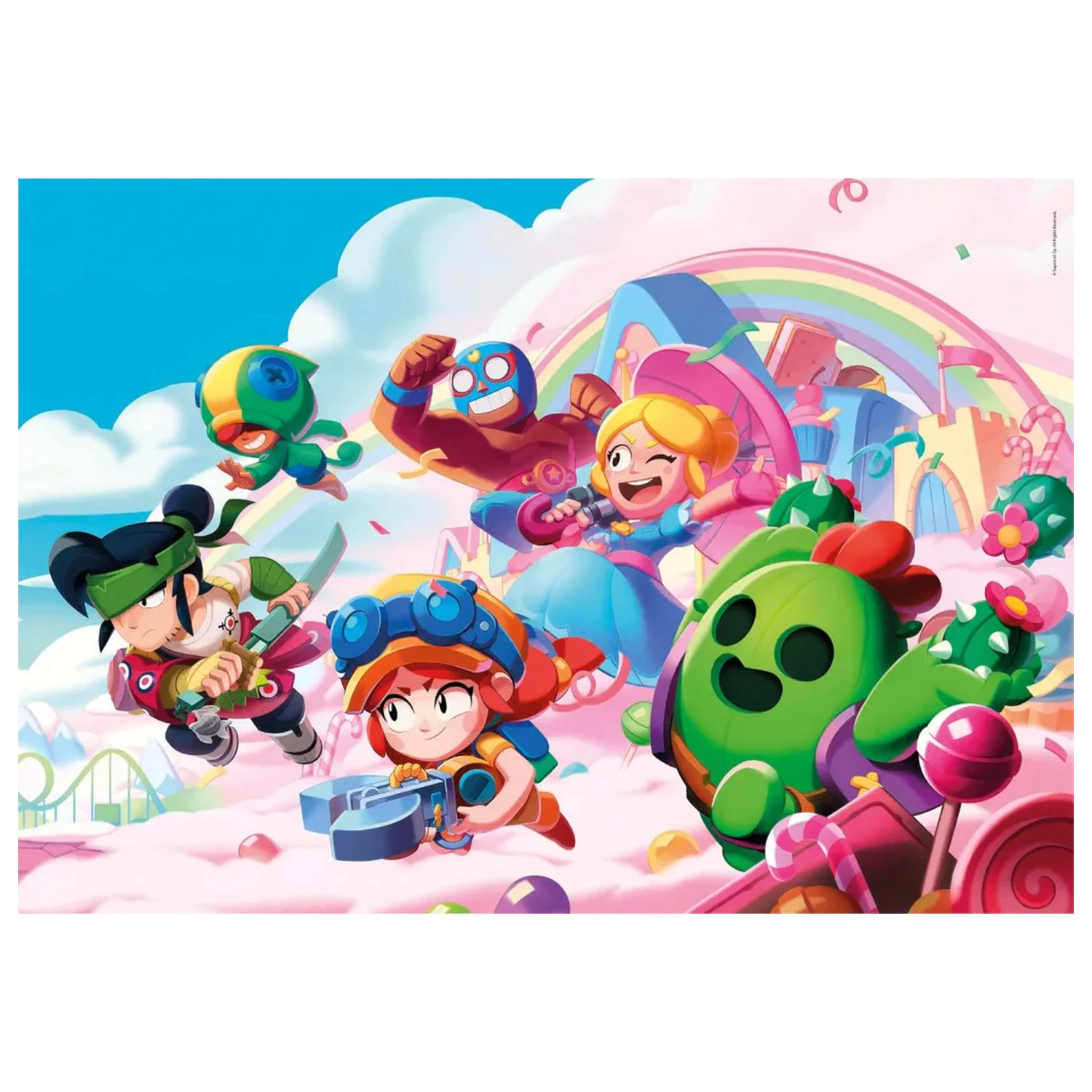Brawl Stars Rainbow 180 piece puzzle product photo