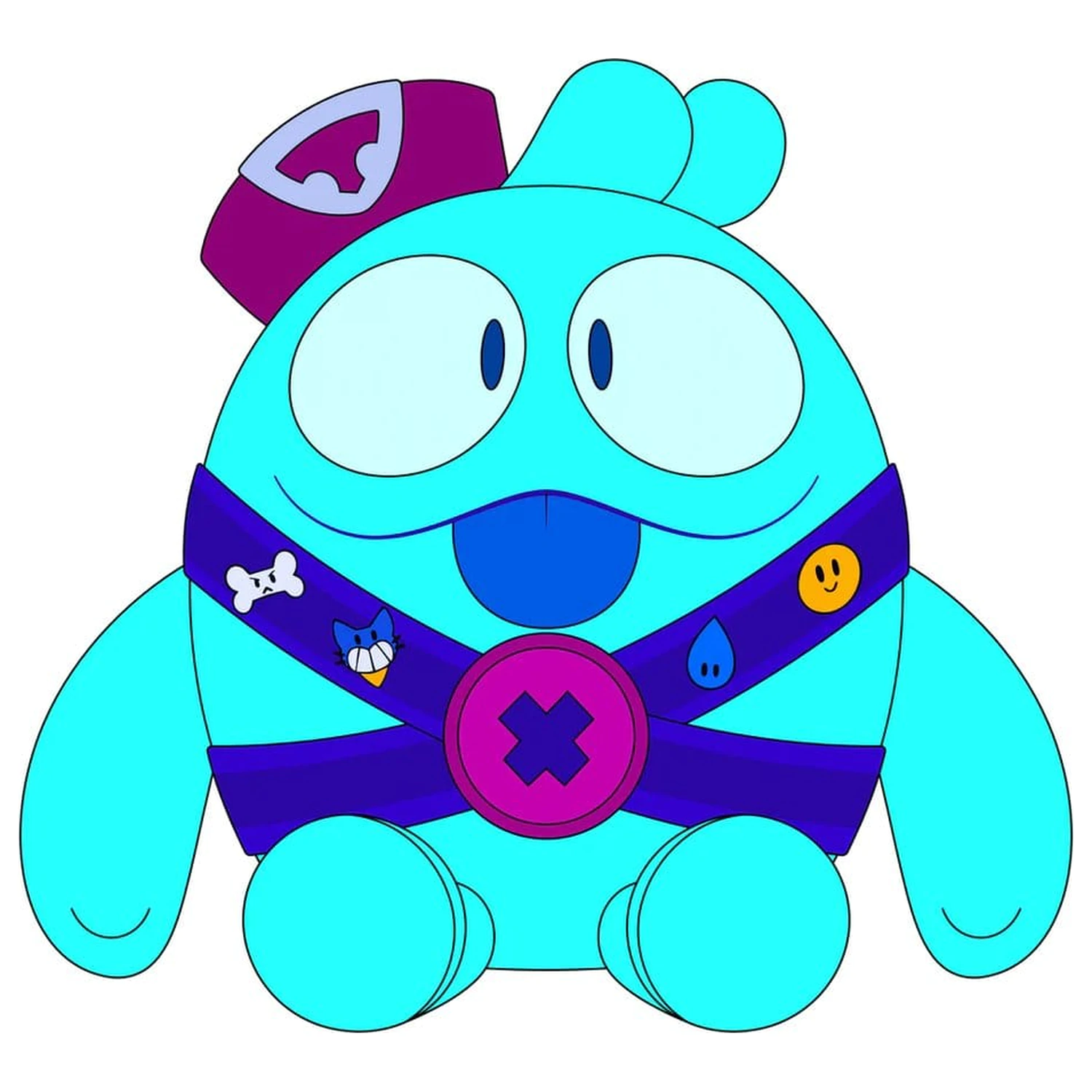 Brawl Stars Plush Figure Squeak 22 cm product photo