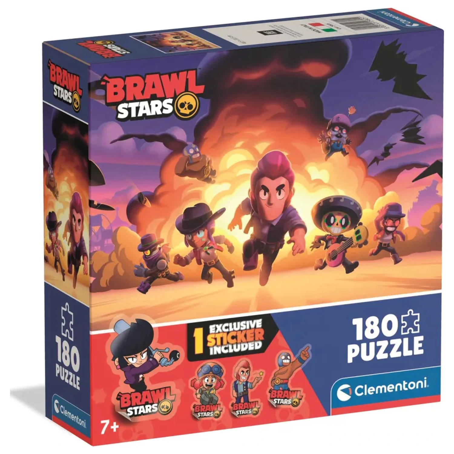 Brawl Stars Wild Escape 180-piece jigsaw puzzle product photo