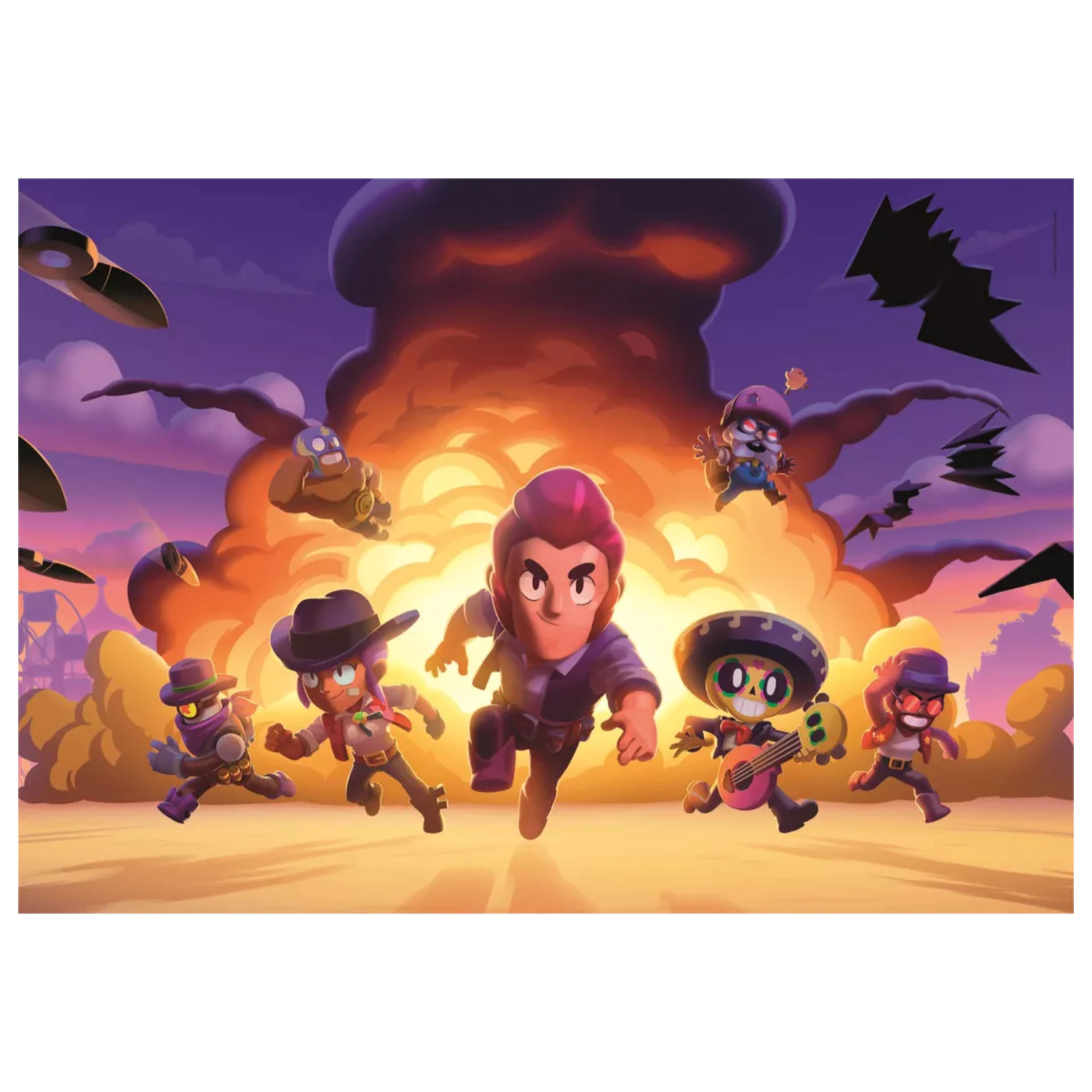 Brawl Stars Wild Escape 180-piece jigsaw puzzle product photo