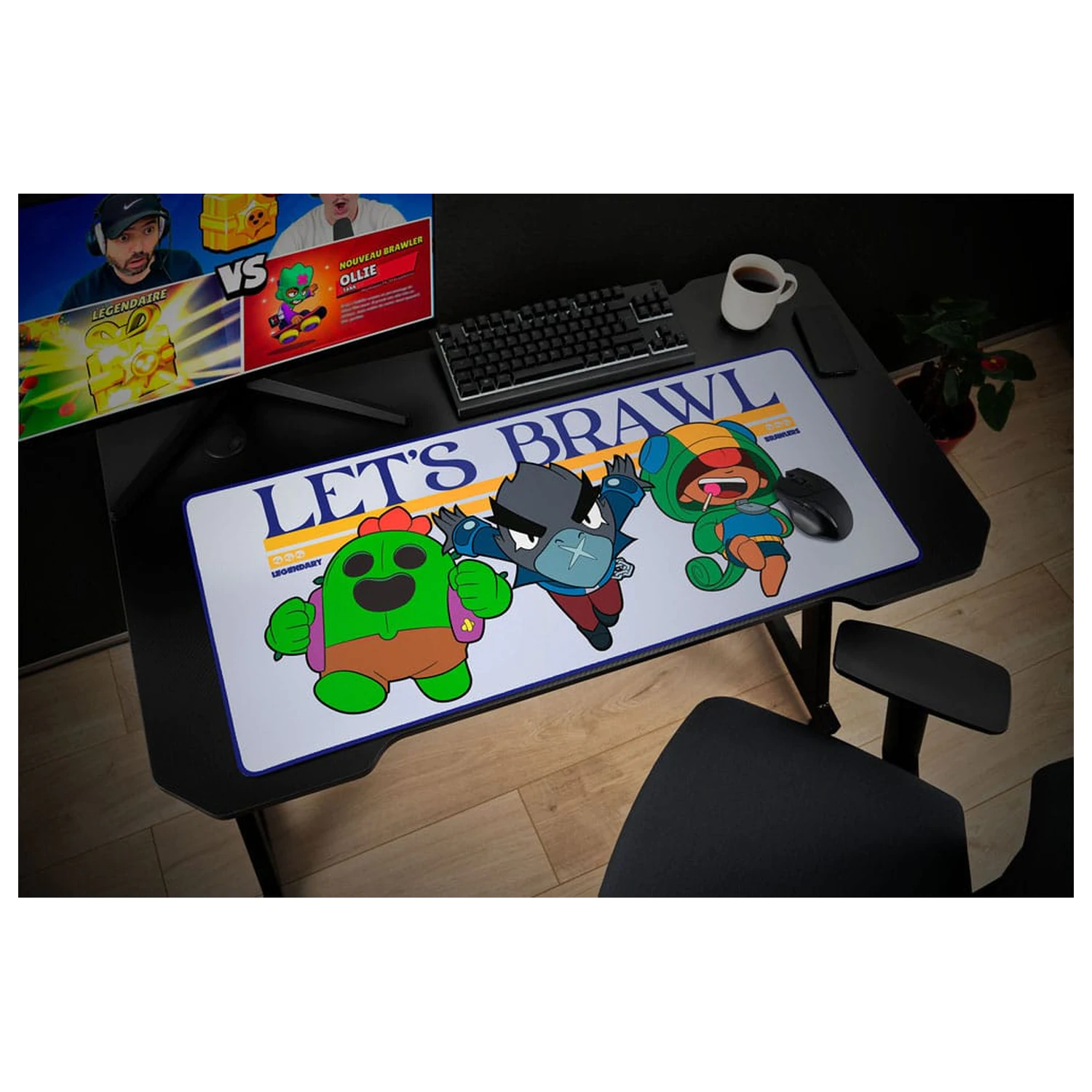 Brawl Stars XXL Desk Mat Let's Brawl product photo