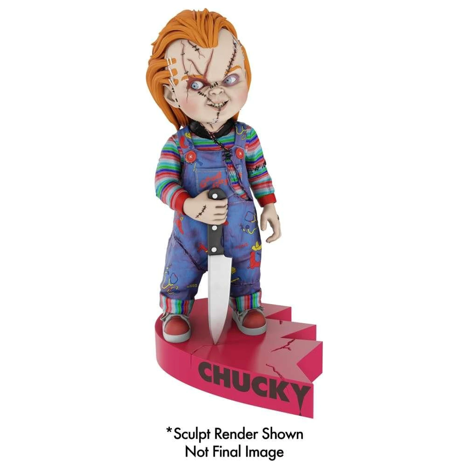 Bride of Chucky Chucky Heart Connect Headknocker 17 cm product photo