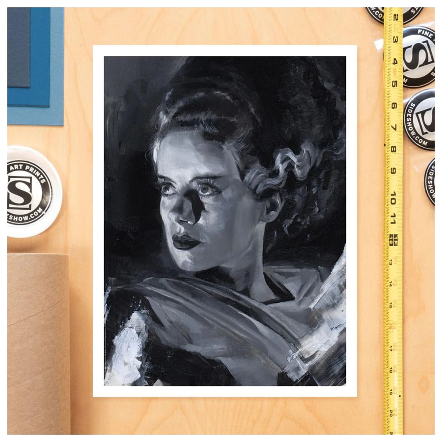 Bride of Frankenstein Art Print Bride of Frankenstein by Chris Valentine 41 x 31 cm - unframed product photo