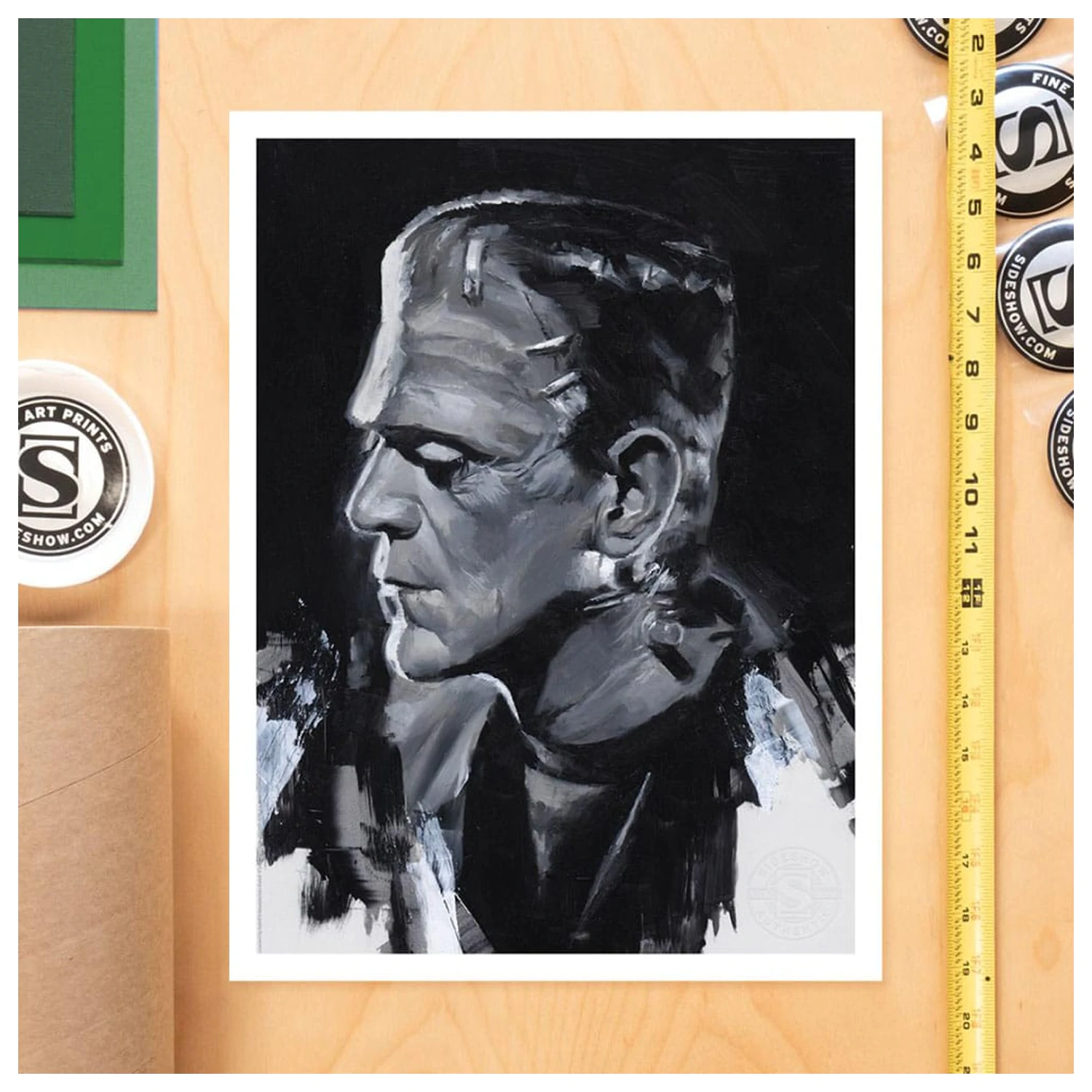 Bride of Frankenstein Art Print Frankenstein by Chris Valentine 41 x 31 cm - unframed product photo