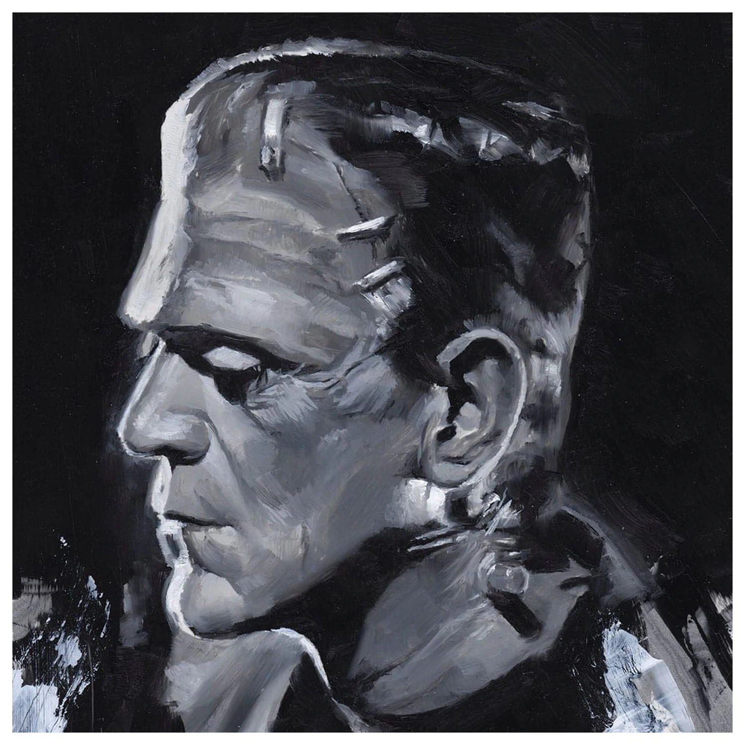 Bride of Frankenstein Art Print Frankenstein by Chris Valentine 41 x 31 cm - unframed product photo