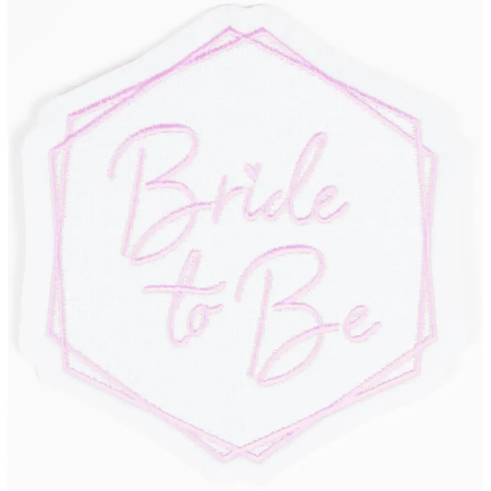 Bride To Be Iron-On Fabric Decal product photo